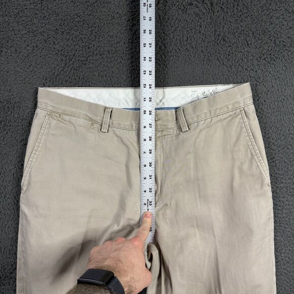 Polo Ralph Lauren Pants Mens 34x32 Beige Tan Classic Fit Chinos Preppy Casual - Picture 12 of 16